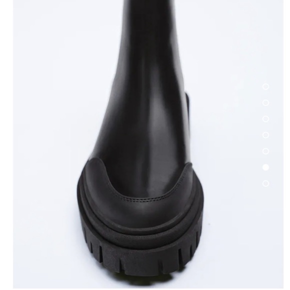 Zara Lug Sole Ankle Boots (EU 37/ US 6.5) - Picture 4 of 13